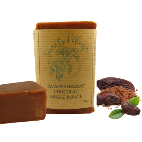 Savon Surgras Chocolat - Argile Rouge Bio
