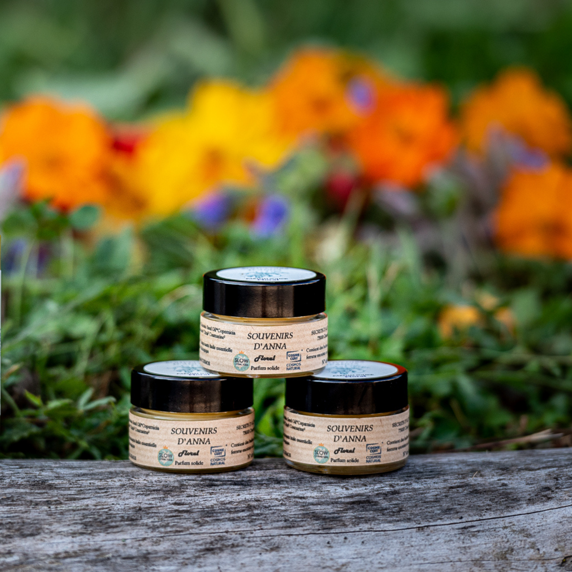 Parfum solide bio Floral| Secrets d'Aloyse, cosmétiques bio naturels