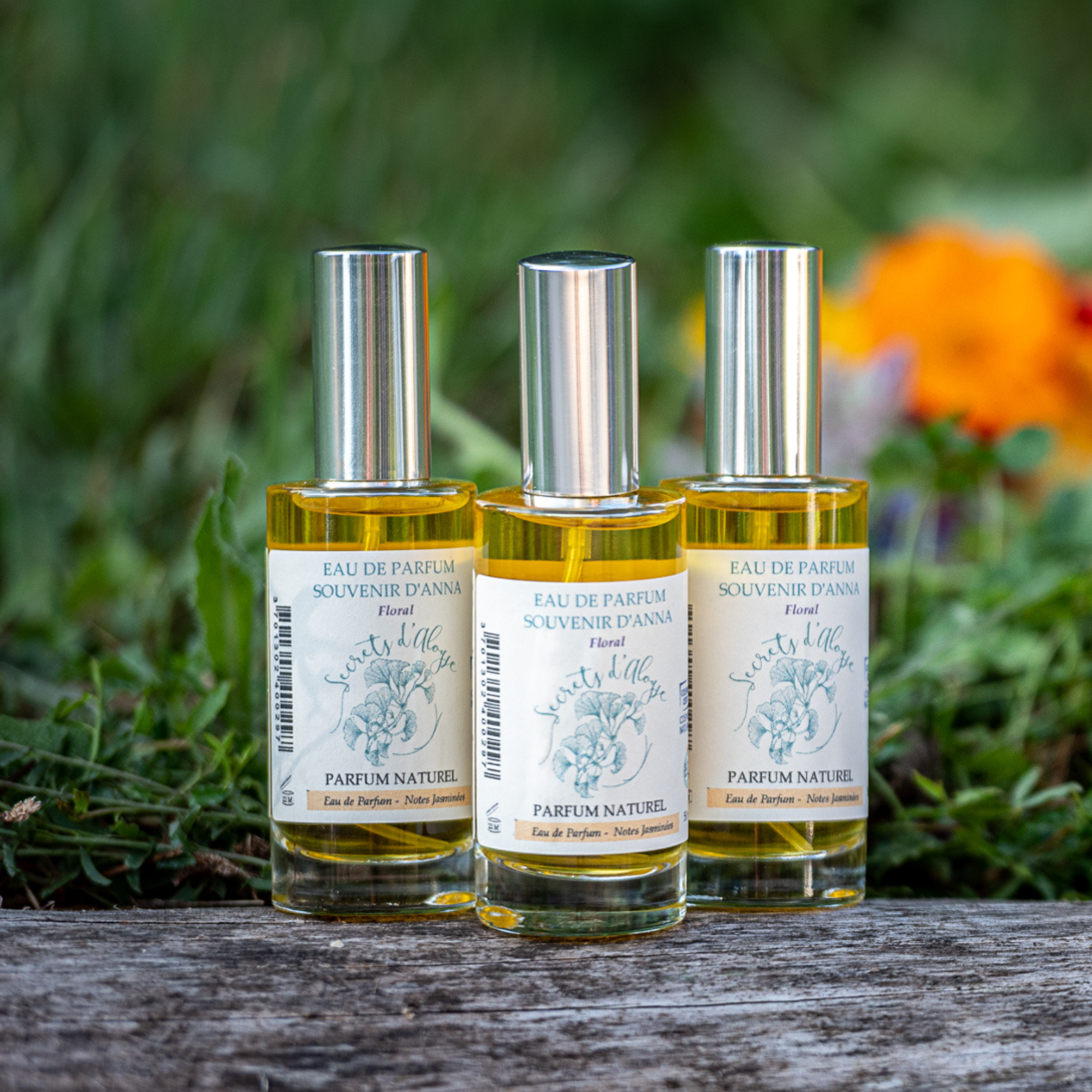 Eau de Parfum bio Floral Secrets d'Aloyse, cosmétiques bio naturels