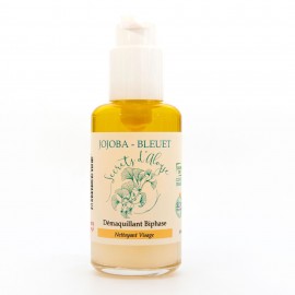 Démaquillant Biphase Jojoba Bleuet Bio