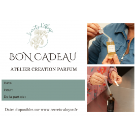 Atelier Fabrication parfum naturel