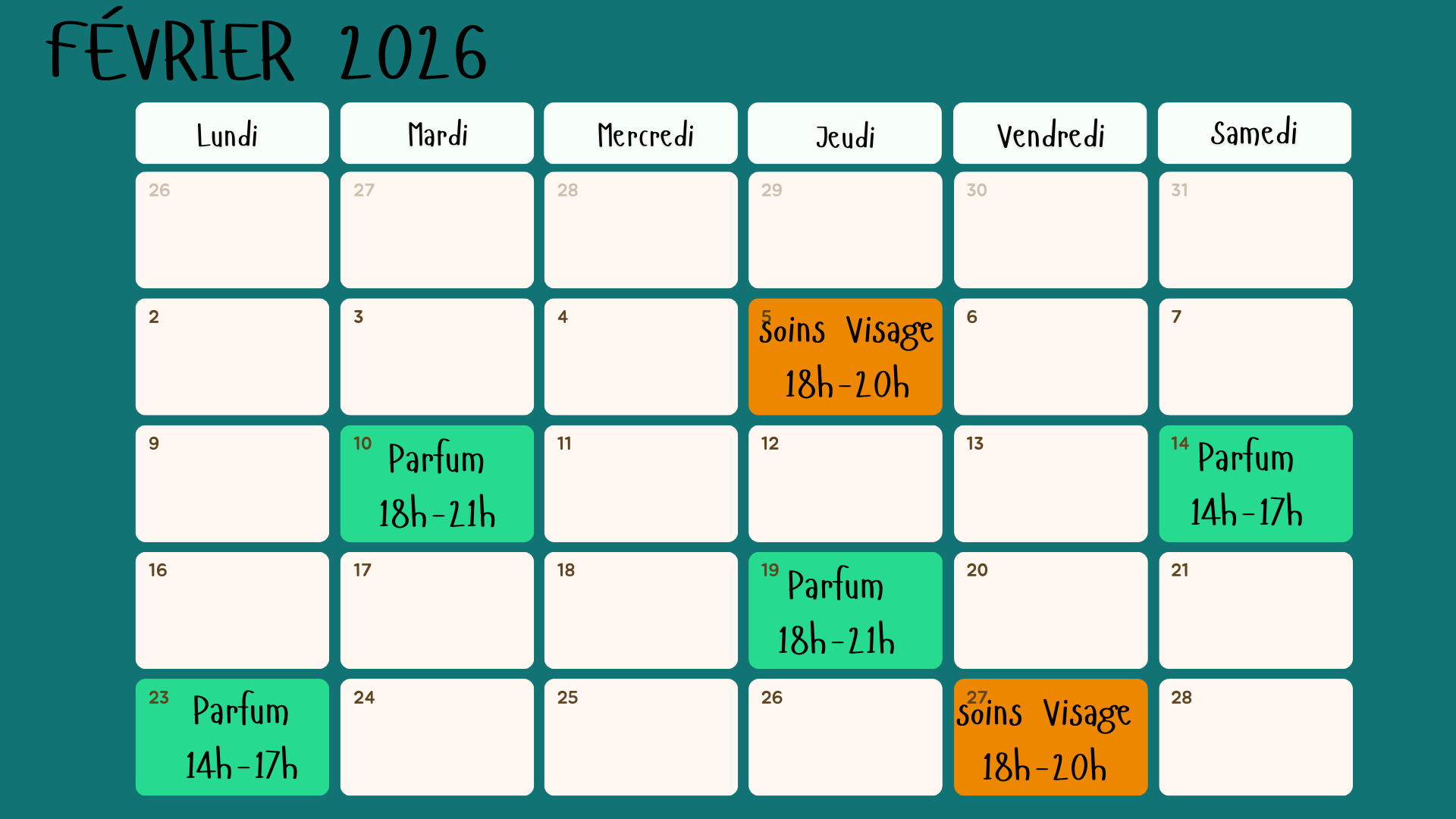 Ateliers Créatifs Février 2026