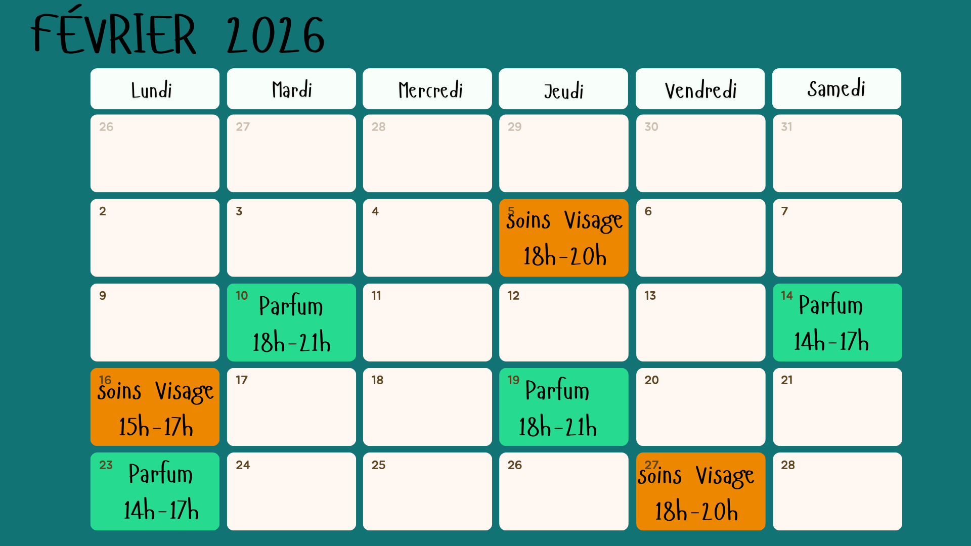 Ateliers Créatifs Février 2026