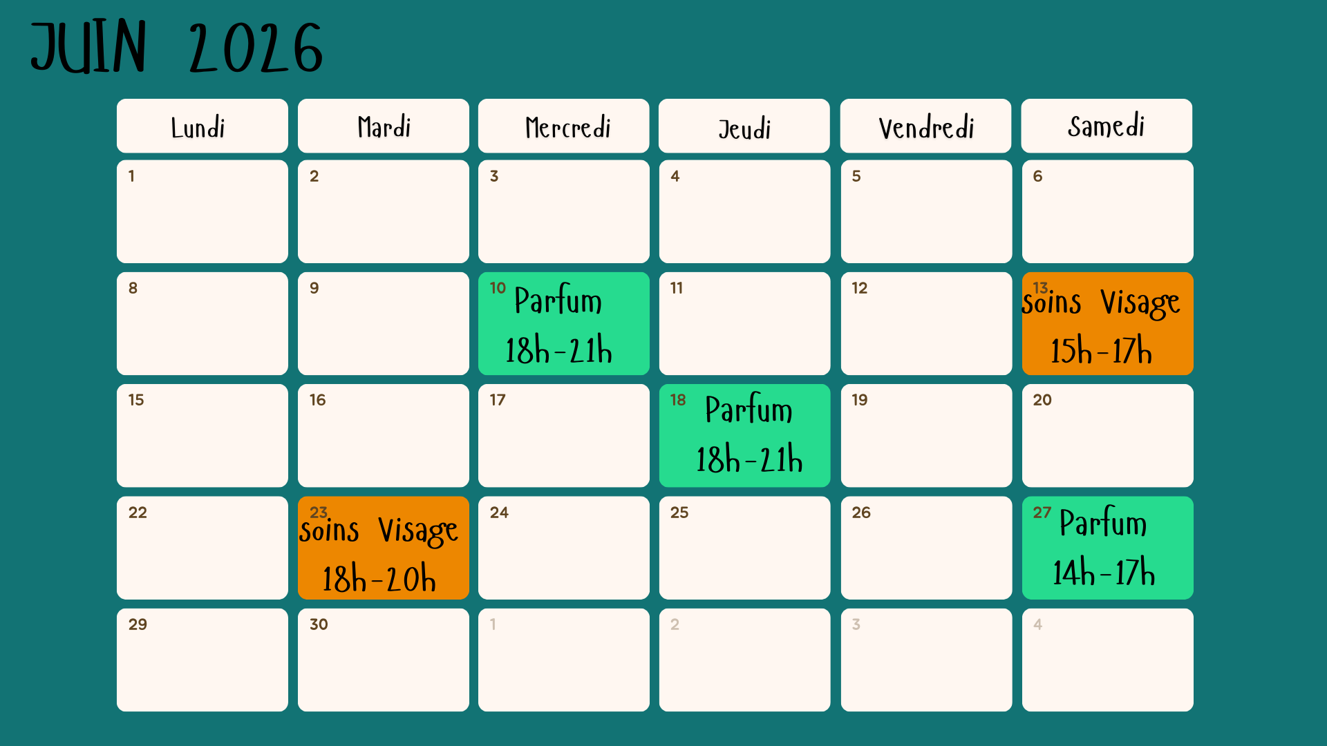 Ateliers Créatifs Juin 2026