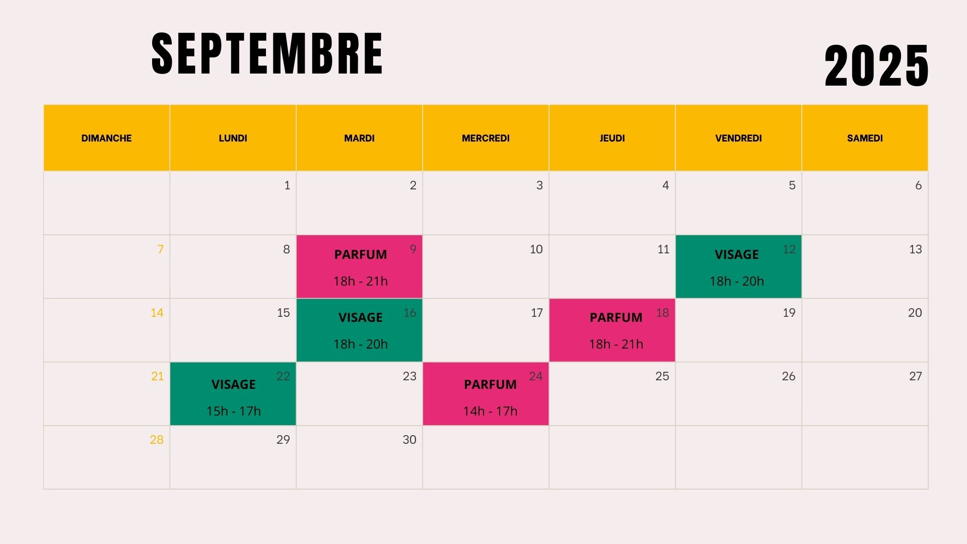 Atelier Septembre 2025