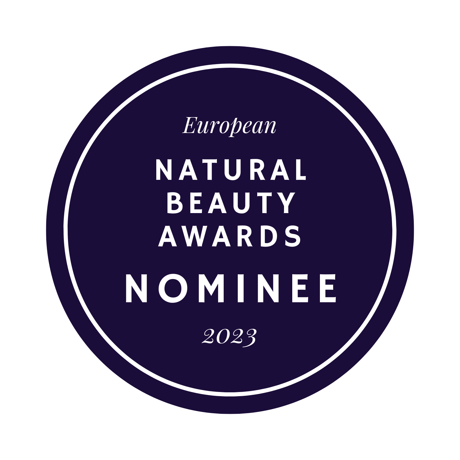 EUROPEAN NATURAL BEAUTY AWARDS Nominee 2023